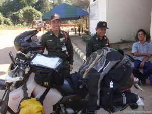 All smiles at the Thai Border with Laos